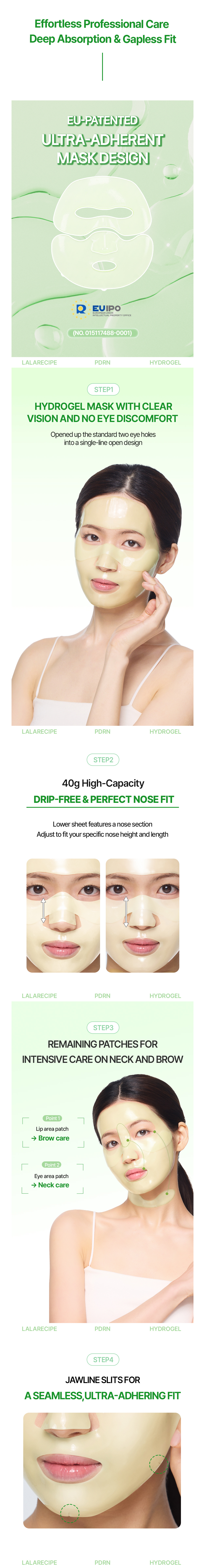 PDRN Melting Gel Mask Set of 4