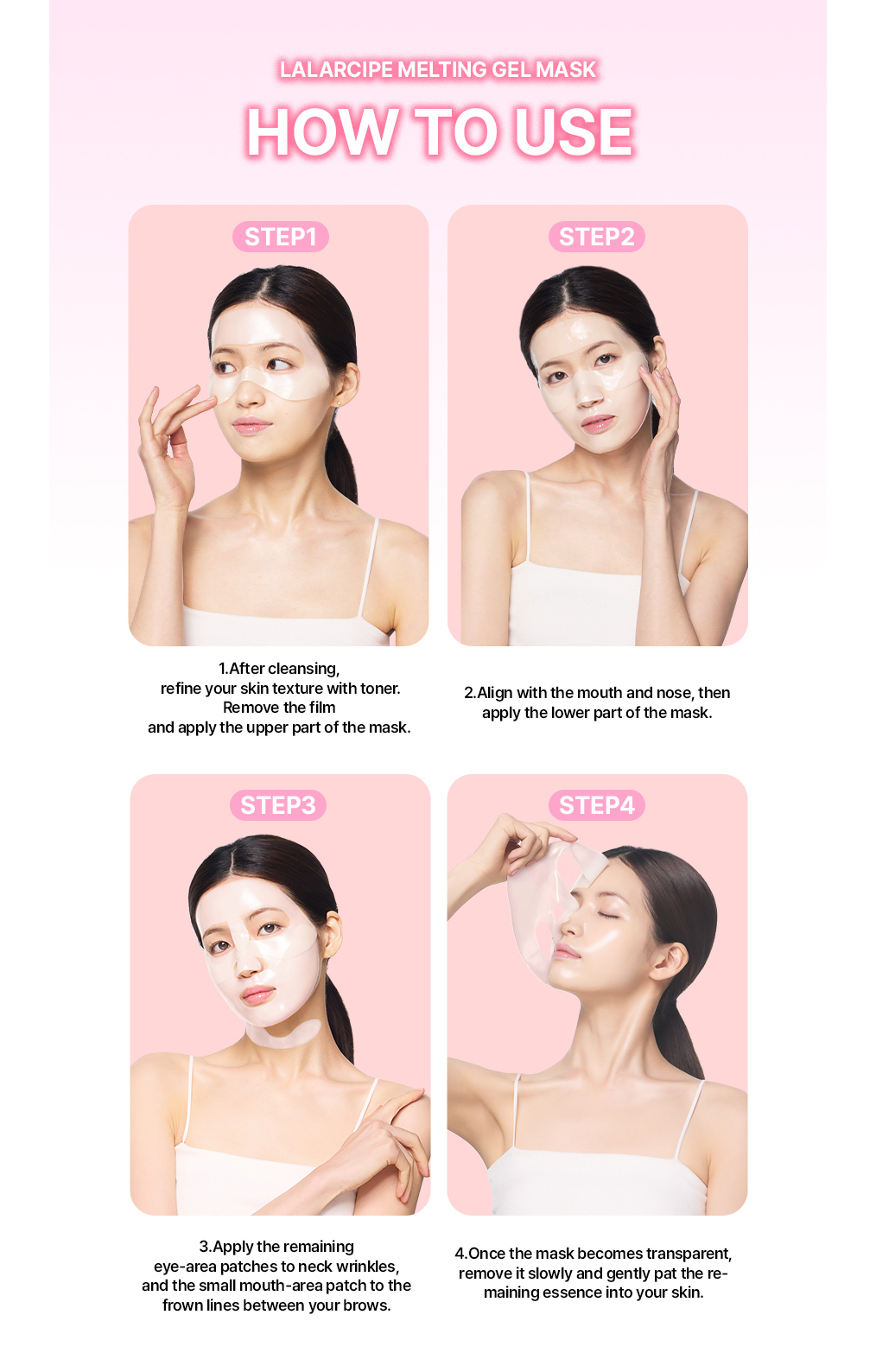 Collagen Melting Gel Mask Set of 4