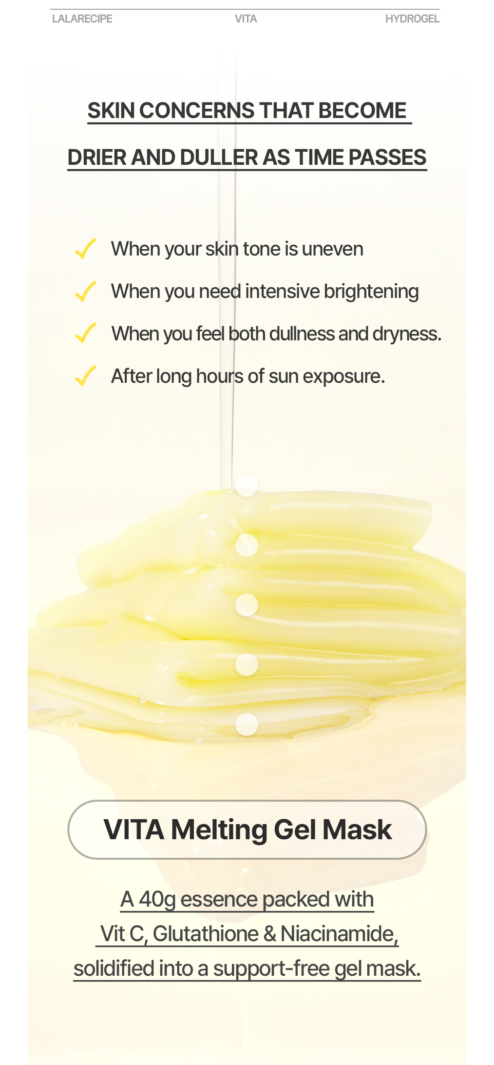 Vita Melting Gel Mask Set of 4