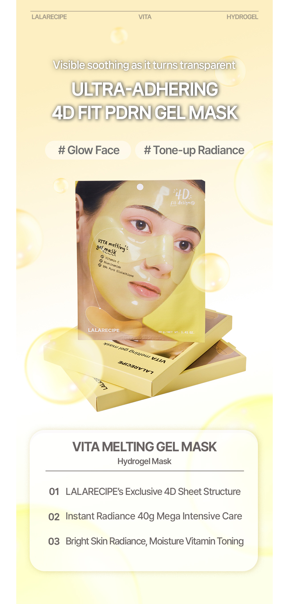 Vita Melting Gel Mask Set of 4