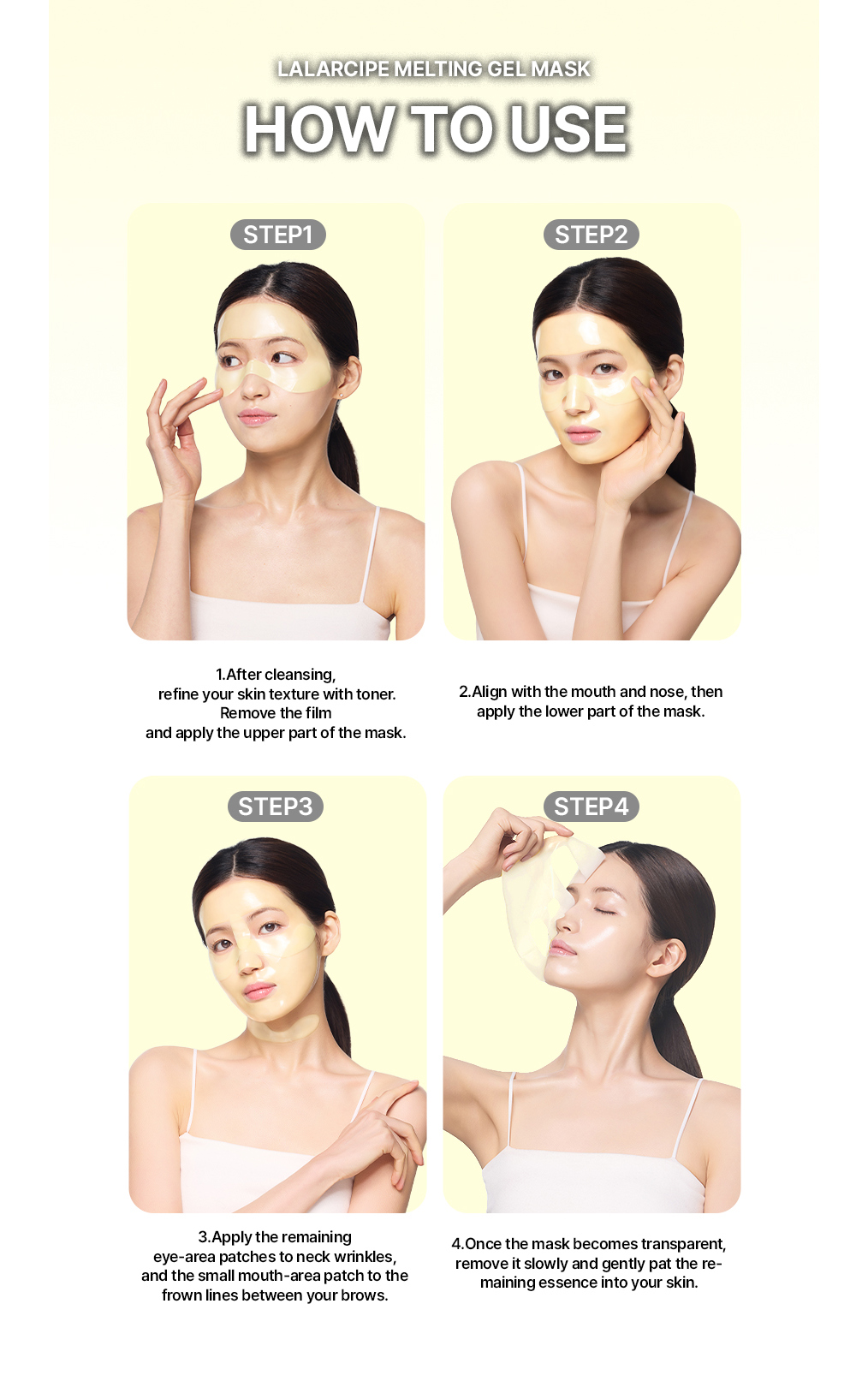 Vita Melting Gel Mask Set of 4