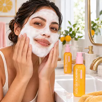 Yuzu Vita C 3-in-1 Foaming Cleanser primary image