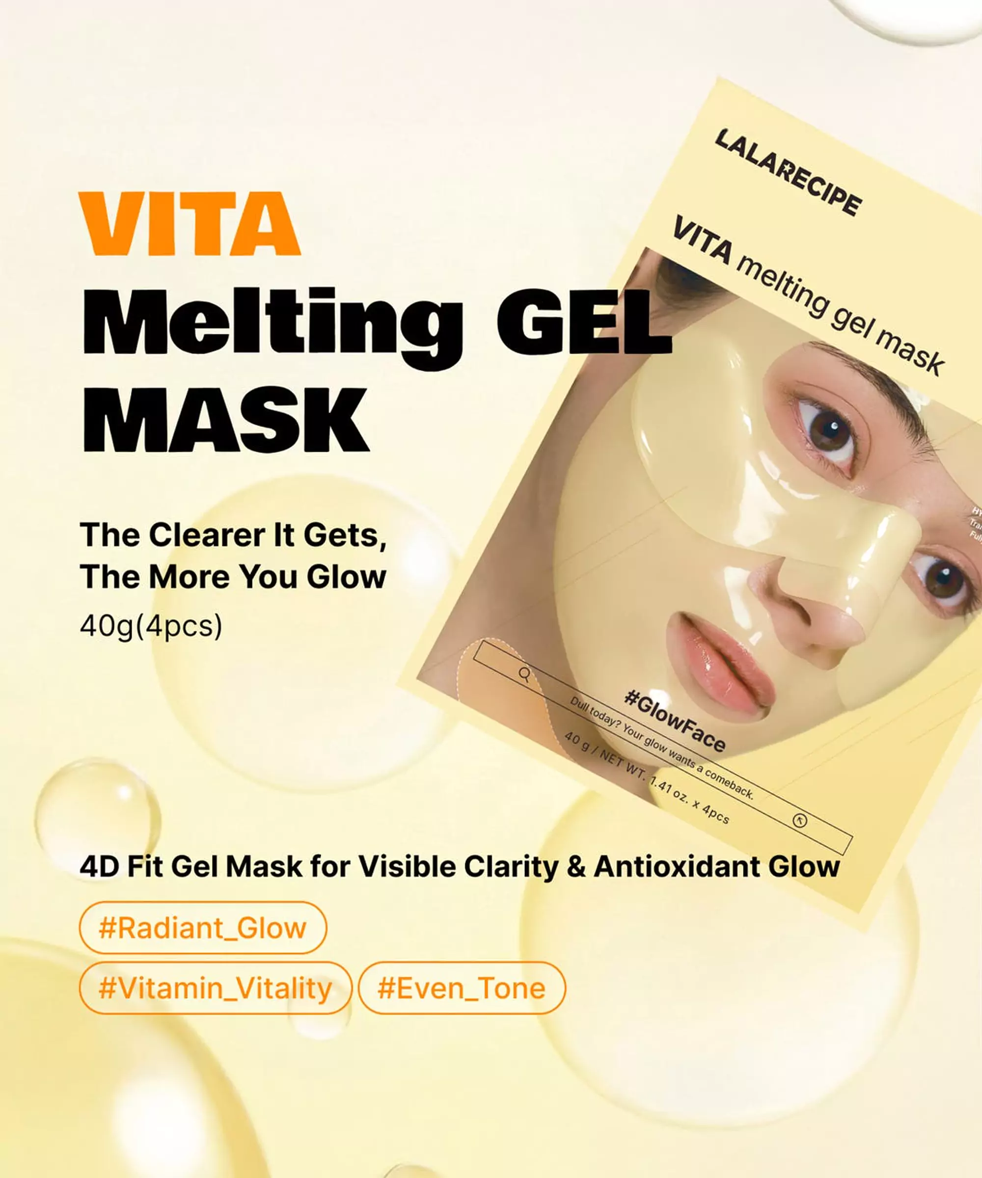 Vita Melting Gel Mask included in the trio