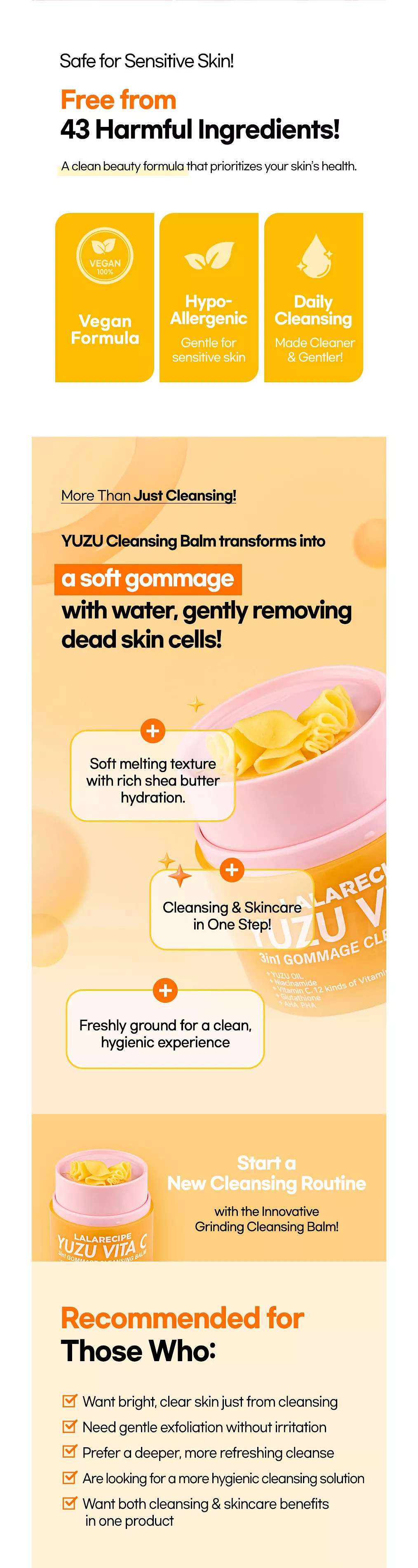Yuzu Vita C 3-in-1 Gommage Cleansing Balm product detail 5