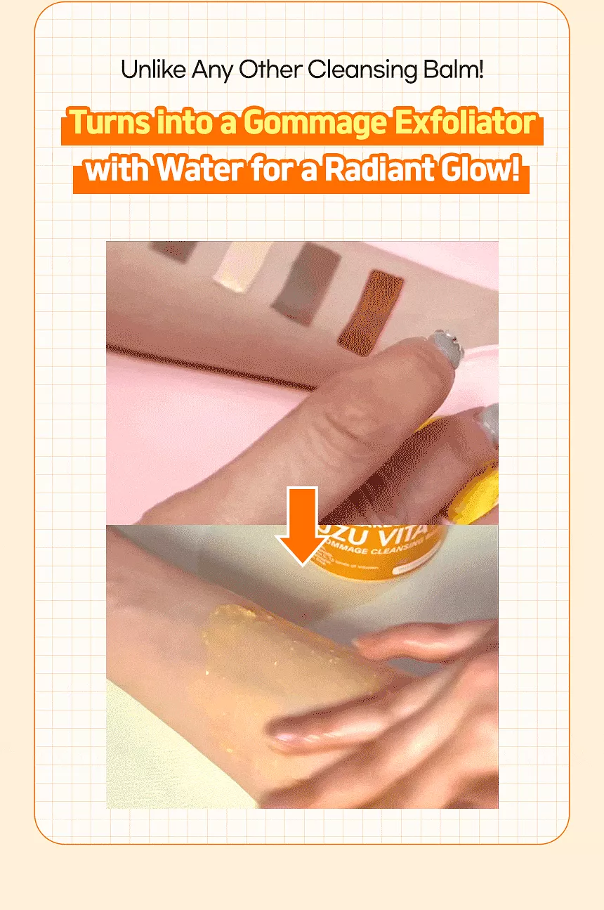 Yuzu Vita C 3-in-1 Gommage Cleansing Balm product detail 3