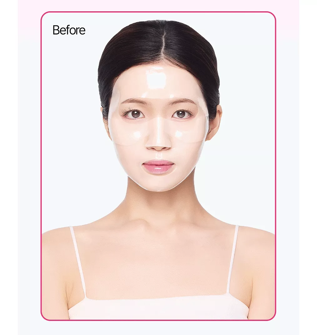 Collagen Melting Gel Mask hydrogel and ingredient detail