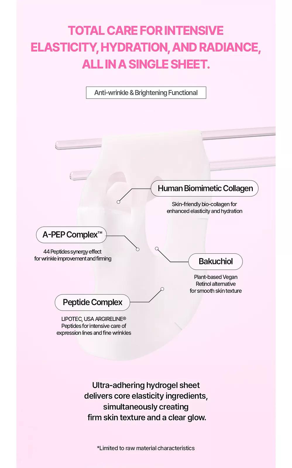 Collagen Melting Gel Mask application detail